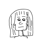 黒と白の家族（個別スタンプ：2）