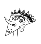 黒と白の家族（個別スタンプ：23）