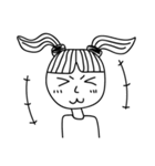 黒と白の家族（個別スタンプ：32）