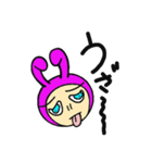 PinkBunnyTights2（個別スタンプ：21）