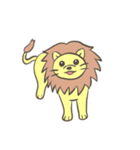 草食系ライオン（個別スタンプ：1）