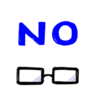 メガネと日常（個別スタンプ：10）