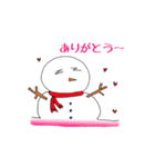 雪だるまの1日（個別スタンプ：40）