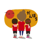 サッカー応援ママ（個別スタンプ：36）