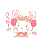 ラブリーうさぎ（個別スタンプ：3）