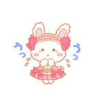 ラブリーうさぎ（個別スタンプ：4）