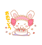 ラブリーうさぎ（個別スタンプ：36）