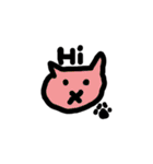 英語で可愛い落書き（個別スタンプ：1）