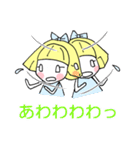 ゆるゆる作画女の子スタンプ（個別スタンプ：22）