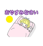 ゆるゆる作画女の子スタンプ（個別スタンプ：24）