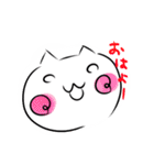 白黒ねこ（個別スタンプ：1）