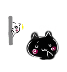 白黒ねこ（個別スタンプ：7）