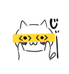 白黒ねこ（個別スタンプ：20）