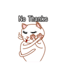 白猫しろねこすたんぷ（個別スタンプ：5）