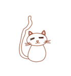白猫しろねこすたんぷ（個別スタンプ：18）