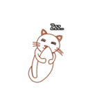 白猫しろねこすたんぷ（個別スタンプ：40）