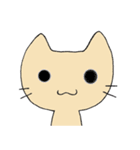 ゆる〜い茶色にゃんこ（個別スタンプ：1）