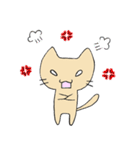 ゆる〜い茶色にゃんこ（個別スタンプ：7）