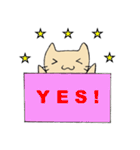 ゆる〜い茶色にゃんこ（個別スタンプ：39）