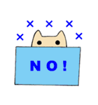 ゆる〜い茶色にゃんこ（個別スタンプ：40）