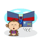 もんち レジャー＆B級グルメ編（個別スタンプ：7）