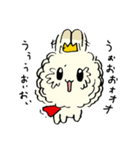 うさぎの王子 もこもこプリンス（個別スタンプ：30）