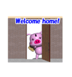 英語バージョンのブーちゃん（個別スタンプ：25）