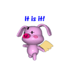 英語バージョンのブーちゃん（個別スタンプ：26）