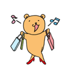 くまとねこぴゃ～ら（個別スタンプ：4）