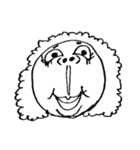 変顔たち。～落書き編～（個別スタンプ：1）