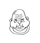 変顔たち。～落書き編～（個別スタンプ：6）
