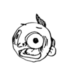 変顔たち。～落書き編～（個別スタンプ：20）