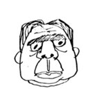 変顔たち。～落書き編～（個別スタンプ：21）