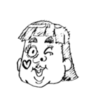 変顔たち。～落書き編～（個別スタンプ：30）