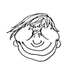 変顔たち。～落書き編～（個別スタンプ：40）