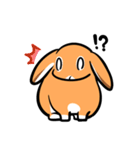 ゆるだるロップうさぎ（個別スタンプ：2）