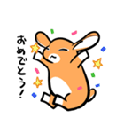 ゆるだるロップうさぎ（個別スタンプ：5）