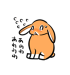 ゆるだるロップうさぎ（個別スタンプ：22）