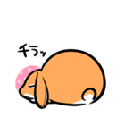 ゆるだるロップうさぎ（個別スタンプ：25）