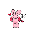 YAYA little rabbit（個別スタンプ：4）