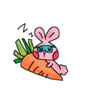 YAYA little rabbit（個別スタンプ：6）