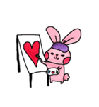YAYA little rabbit（個別スタンプ：35）
