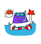 赤富士くん ごかっけー白目オールスターズ3（個別スタンプ：34）