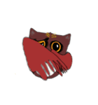 The stickers of owl.（個別スタンプ：3）