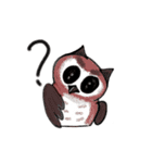 The stickers of owl.（個別スタンプ：8）