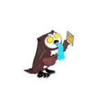 The stickers of owl.（個別スタンプ：9）