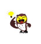 The stickers of owl.（個別スタンプ：13）