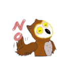 The stickers of owl.（個別スタンプ：23）