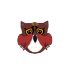 The stickers of owl.（個別スタンプ：25）