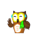 The stickers of owl.（個別スタンプ：26）